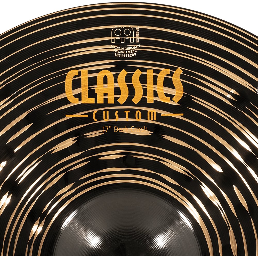 Meinl 17" Classics Custom Dark Crash Cymbal - Image 5