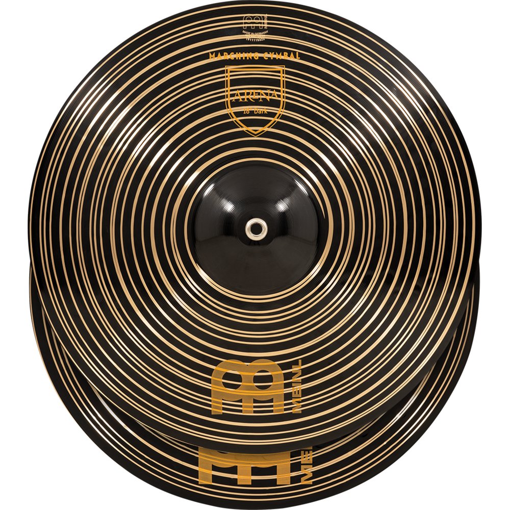 Meinl 18" Arena Dark Marching Cymbal Pair - Image 7
