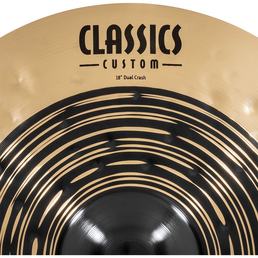 Meinl 18" Classics Custom Dual Crash Cymbal - Image 5