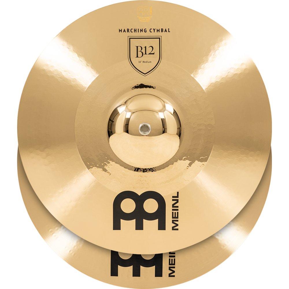 Meinl 18" Marching B12 Cymbals Pair - Image 7