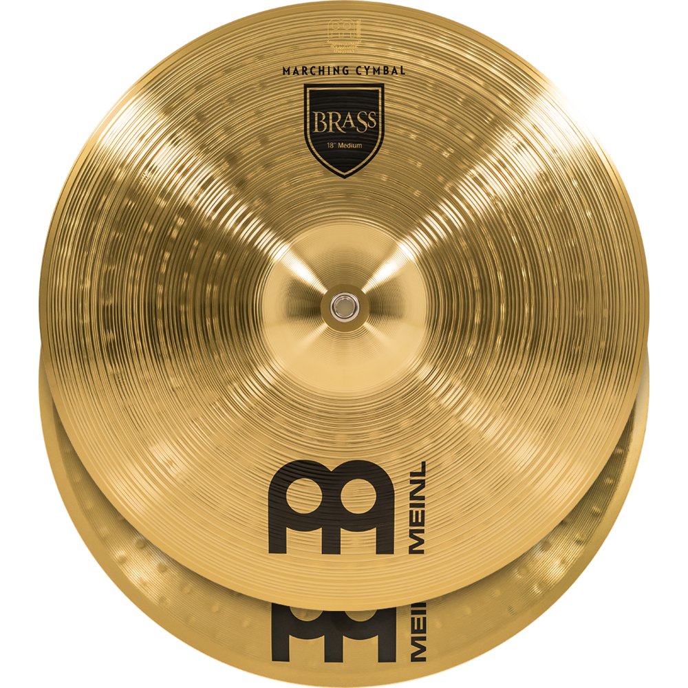 Meinl 18" Marching Brass Cymbal Pair - Image 7
