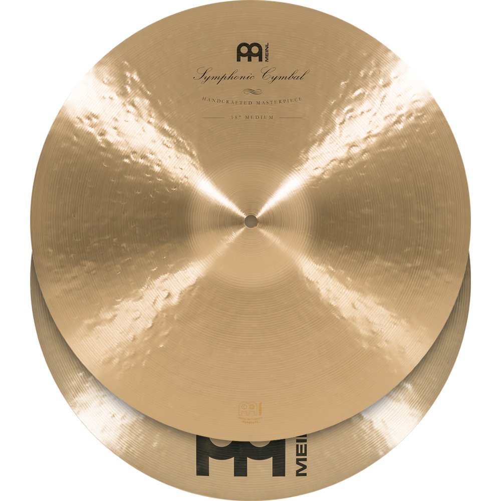 Meinl 18" Symphonic Medium Cymbal Pair - Image 7