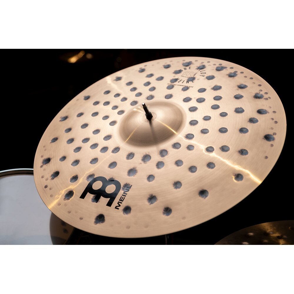 Meinl 20" Pure Alloy Extra Hammered Ride Cymbal - Image 7