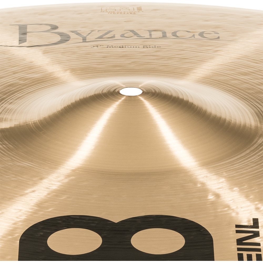 Meinl 21" Byzance Traditional Medium Ride Cymbal - Image 3