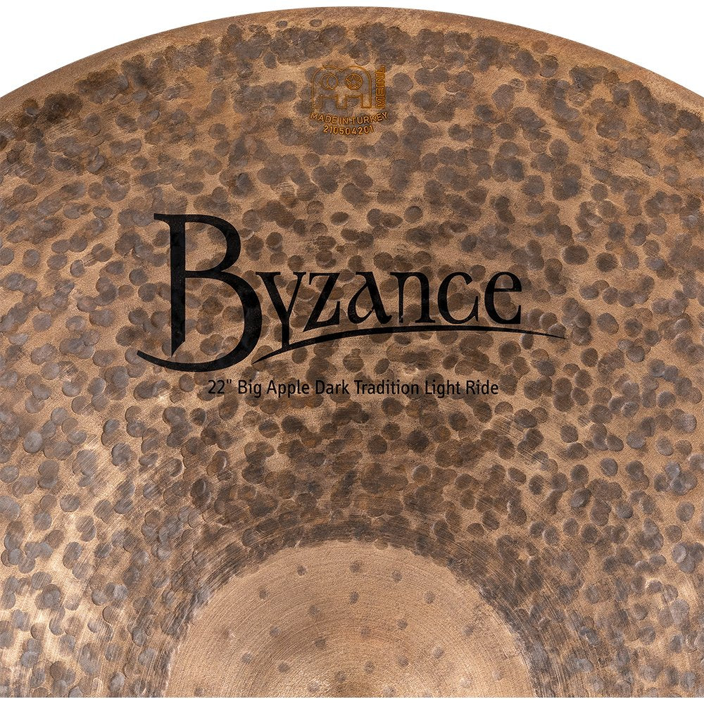 Meinl 22" Byzance Big Apple Dark Tradition Light Ride Cymbal - Image 5