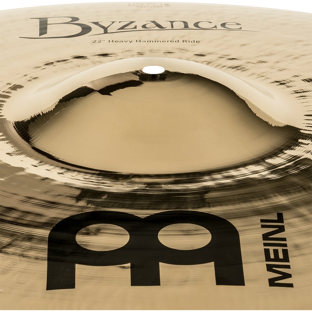 Meinl 22" Byzance Brilliant Heavy Hammered Ride Cymbal - Image 3