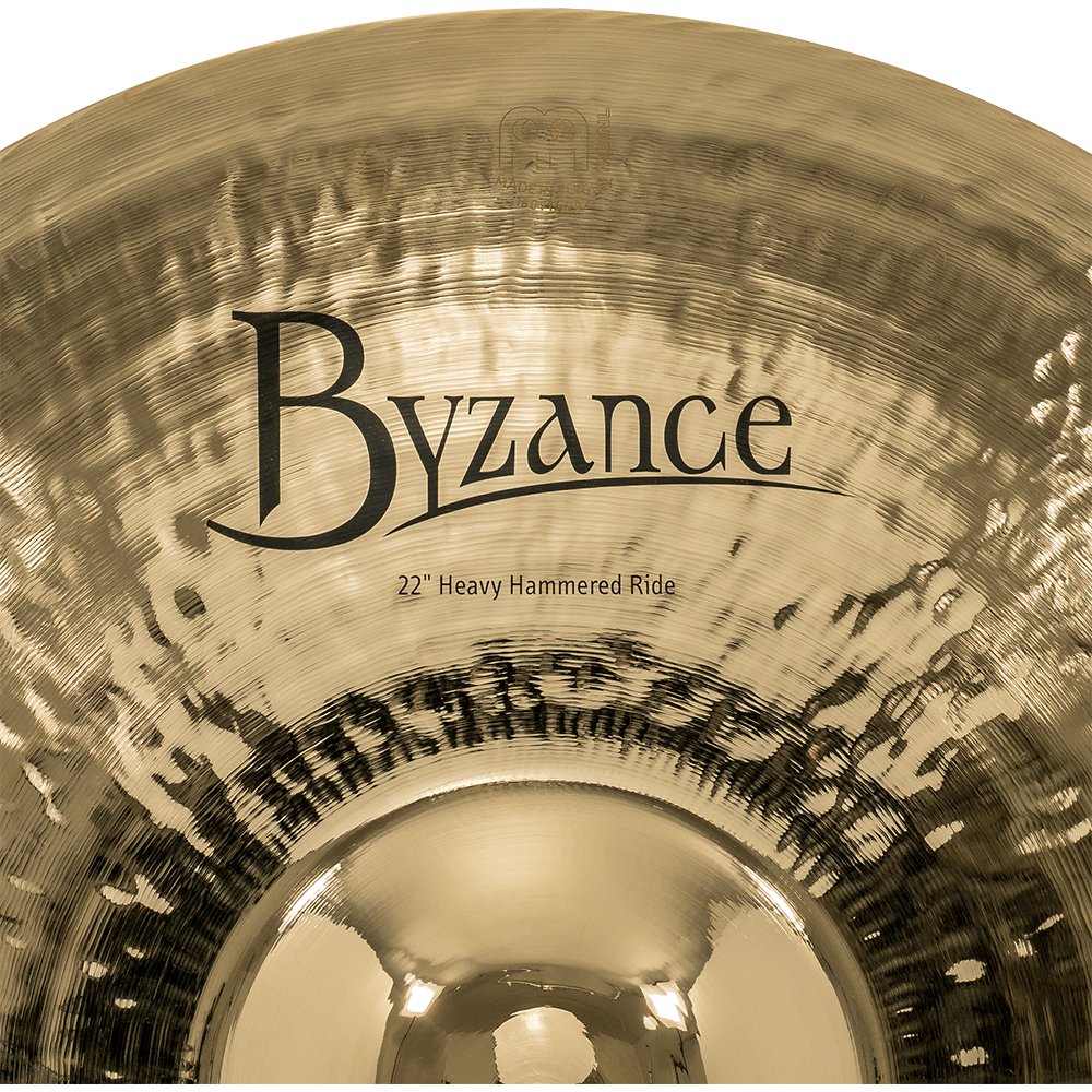 Meinl 22" Byzance Brilliant Heavy Hammered Ride Cymbal - Image 5