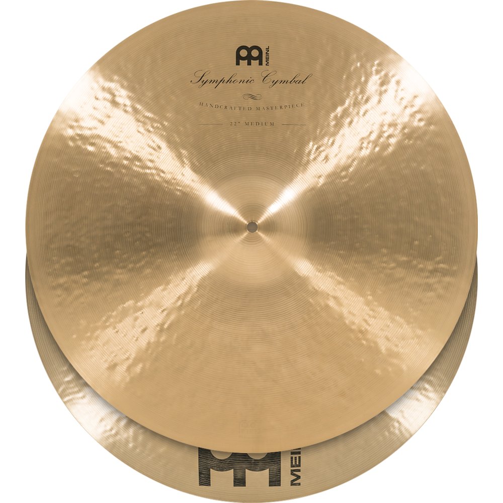 Meinl 22" Symphonic Medium Cymbal Pair - Image 7