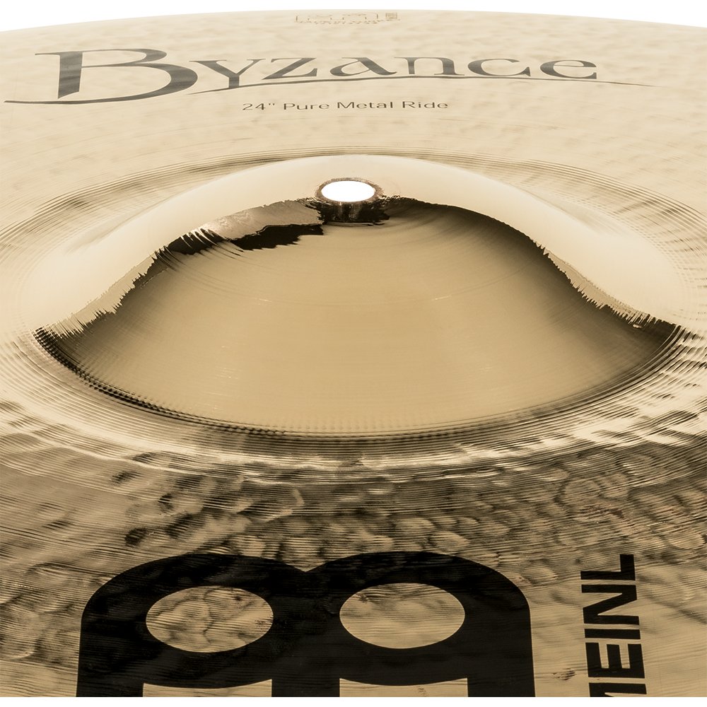 Meinl 24" Byzance Brilliant Pure Metal Ride Cymbal - Image 3