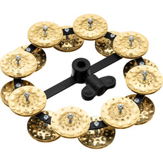 Meinl 5" Headliner Double Row Hi-Hat Tambourine - Brass - Image 6