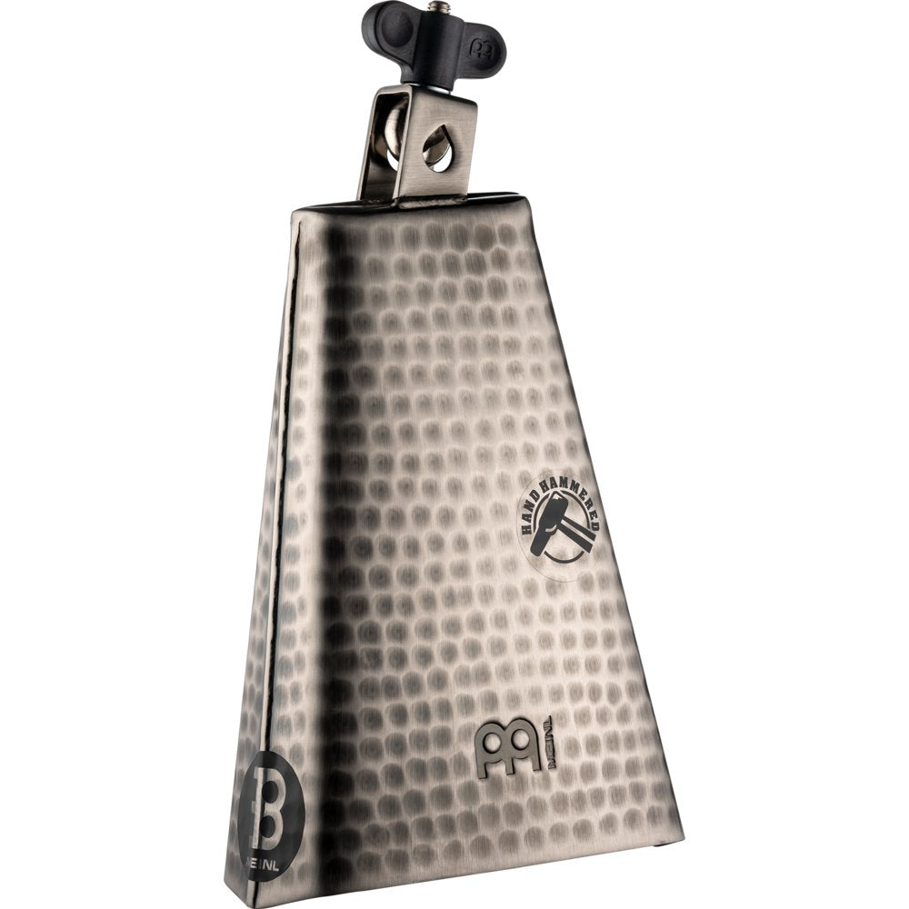 Meinl 8" Big Mouth Hammered Cowbell - Brushed Steel - Image 6