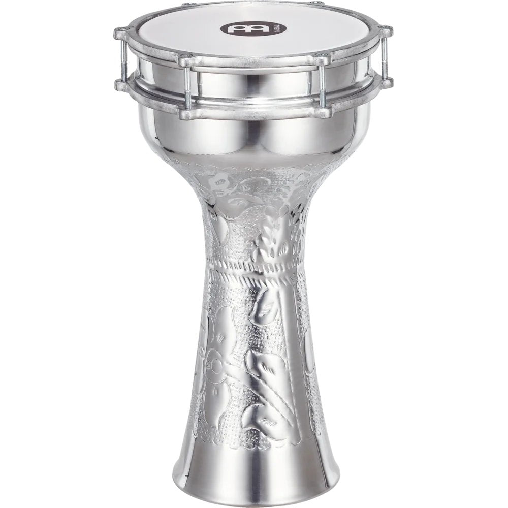 Meinl Aluminum Hand Hammered Jingle Darbuka 8 1/4" x 16" HE315