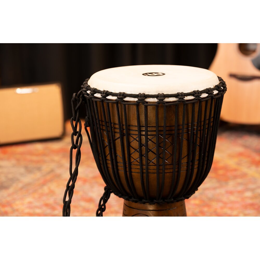 Meinl Headliner Artifact Series Rope-tuned Wood Djembe - 13" x 25" - Extra Large - Image 10