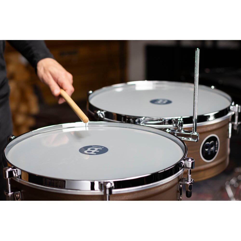 Meinl Marathon Steel Timbales - Antique Finish - Image 5