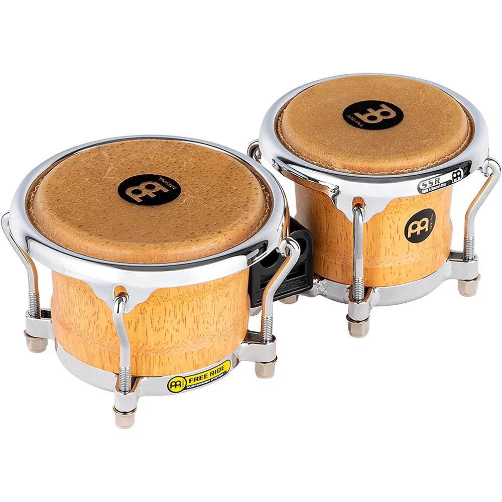 Meinl Mini Wood Bongos Natural Angle