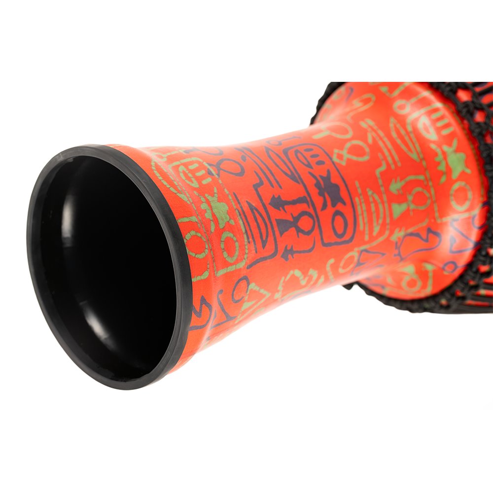 Meinl Rope-tuned Travel Djembe with Synthetic Head - 14" - Pharaoh's Script - Image 4