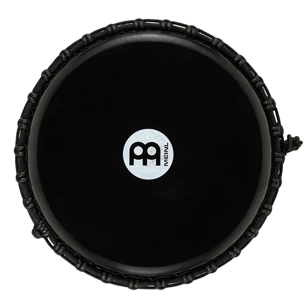 Meinl Rope-tuned Travel Djembe with Goatskin Head - 12" x 24" - Phantom Black - Image 3