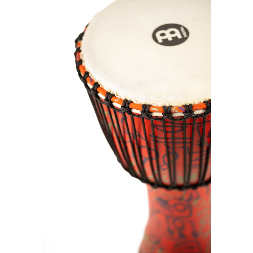 Meinl Rope-tuned Travel Djembe with Goatskin Head - 12" x 24" - Pharaoh's Script - Image 2