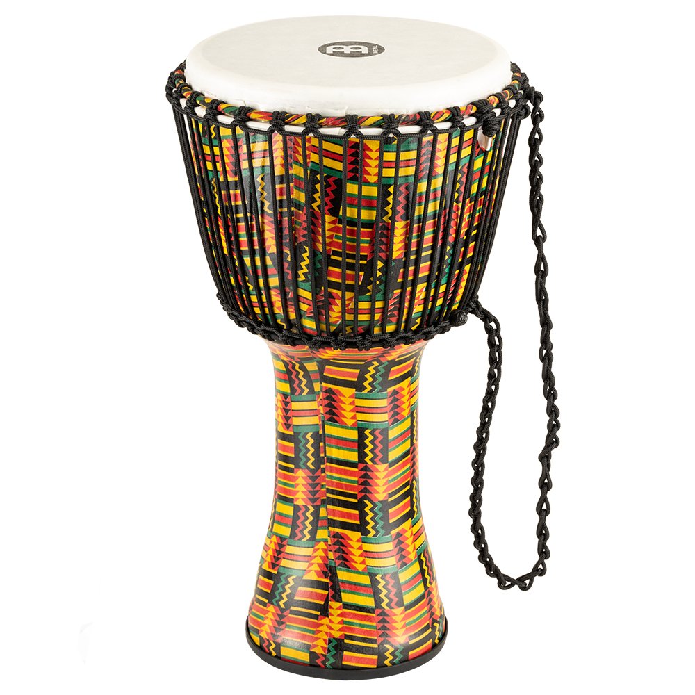 Meinl Rope-tuned Travel Djembe with Synthetic Head - 12" x 24" - Simbra - Image 10