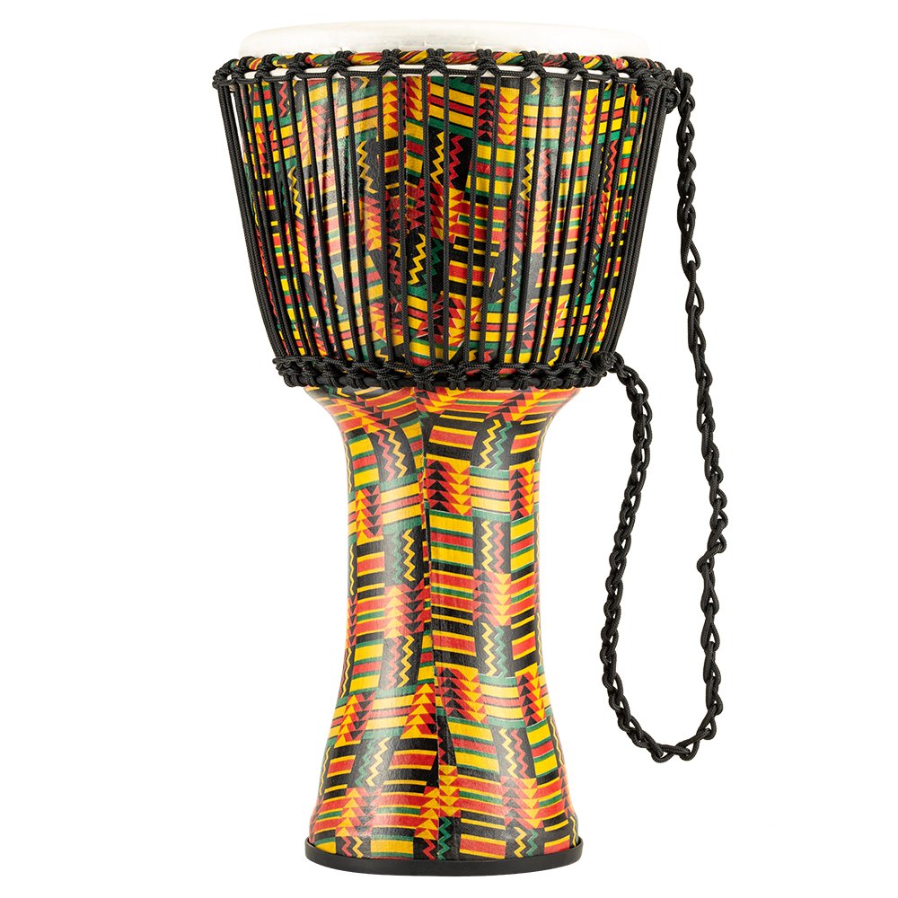Meinl Rope-tuned Travel Djembe with Synthetic Head - 12" x 24" - Simbra - Image 1