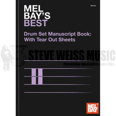 Mel Bay-Drum Manuscript Book