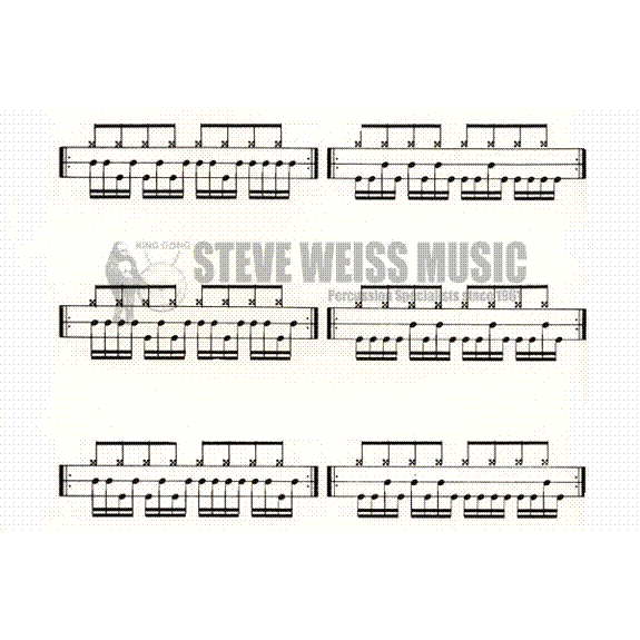 Miller-Dev. Left Hand/Right Foot for Drum Set Vol. 6