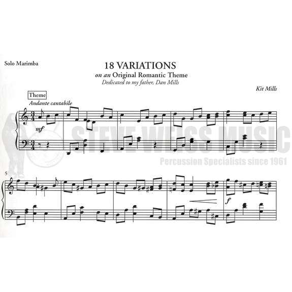 Mills-18 Variations on an Original Romantic Theme-M