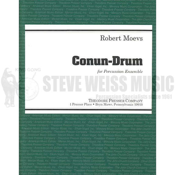 Moevs-Conun-Drum (Score & Parts) (SP)-M/P | Steve Weiss Music