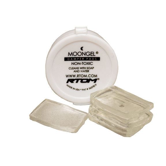 Moongel Damper Pads - Set of 6 with Case (Clear)