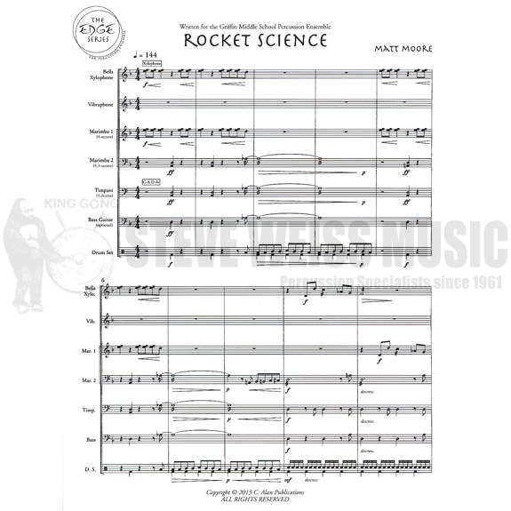 Moore, M.-Rocket Science (SP)-B/V/X/2M/4T/P/opt. BG