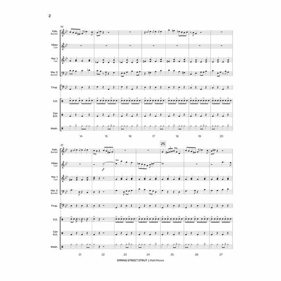 Moore, M.-Spring Street Strut (SP)-V/X/2M/4T/P/opt. TN