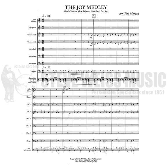 Morgan (arr.)-Joy Medley, The (SP)-B/2V/X/3M/4T/P