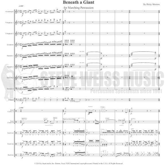 Morrow-Beneath a Giant (SP)-B/2V/X/4M/P/Drumline