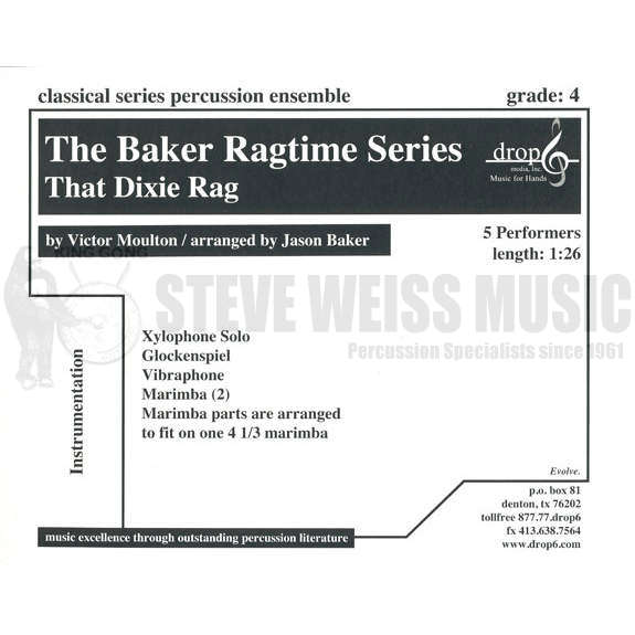 Moulton-That Dixie Rag arr. Baker (SP)-B/V/X/2M