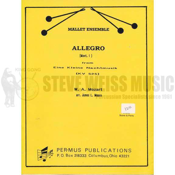 Mozart-Allegro (Mvt. 1) from Eine Kleine Nachtmusik arr. Moore (SP)-4Mal/P