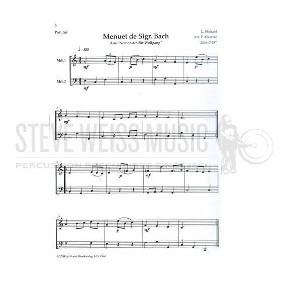 Mozart, L.-Notebook for Wolfgang arr. Klemke 1-2M
