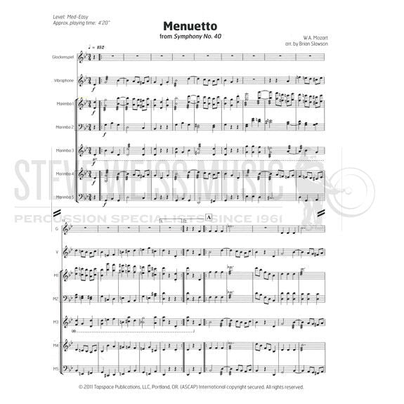 Mozart-Menuetto arr. Slawson (SP)-B/V/3M