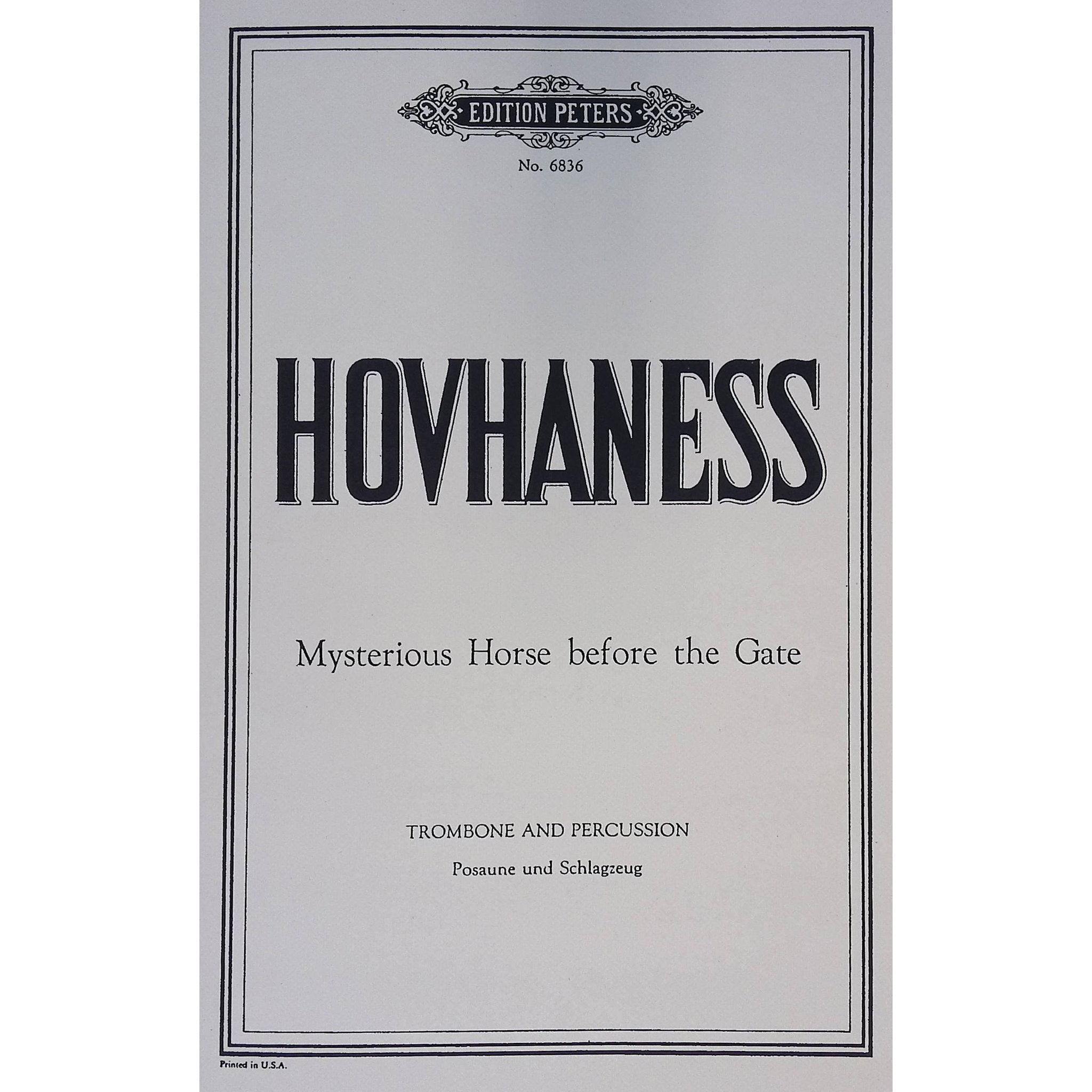 Mysterious Horse Before The Gate by Alan Hovhaness