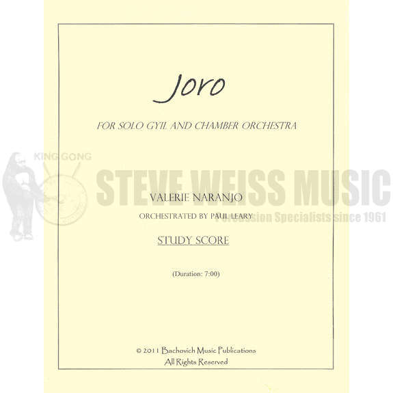 Naranjo-Joro arr. Leary (StS/Solo part)-Gyil/Orch.