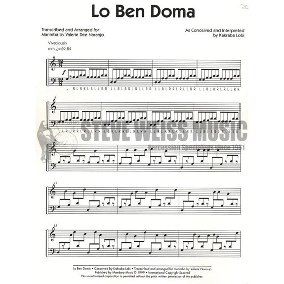 Naranjo/Lobi-Lo Ben Doma-M