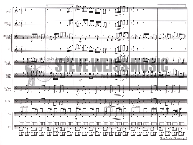 Narell-New Math arr. Redman (SP)-steel band/2V/3M/BM/P