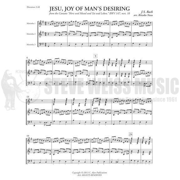 Nasu (arr.)-Classics for Marimba Trio vol. 2 (SP)-3M