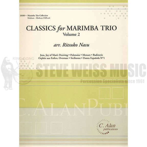 Nasu (arr.)-Classics for Marimba Trio vol. 2 (SP)-3M