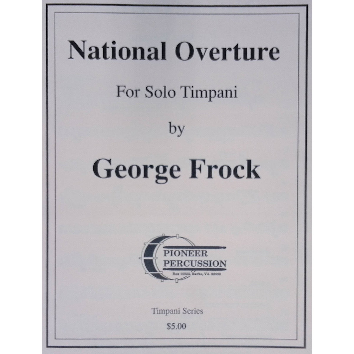 National Overture by George Frock