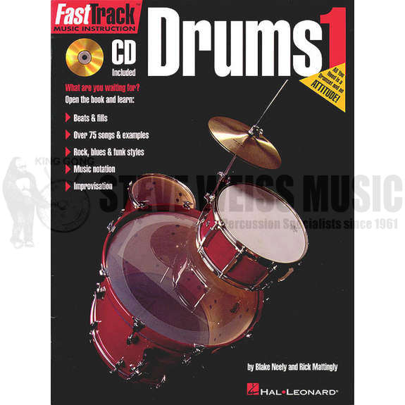 Neely/Mattingly-Fasttrack Drum Method Starter Pack (bk/CD/DVD)