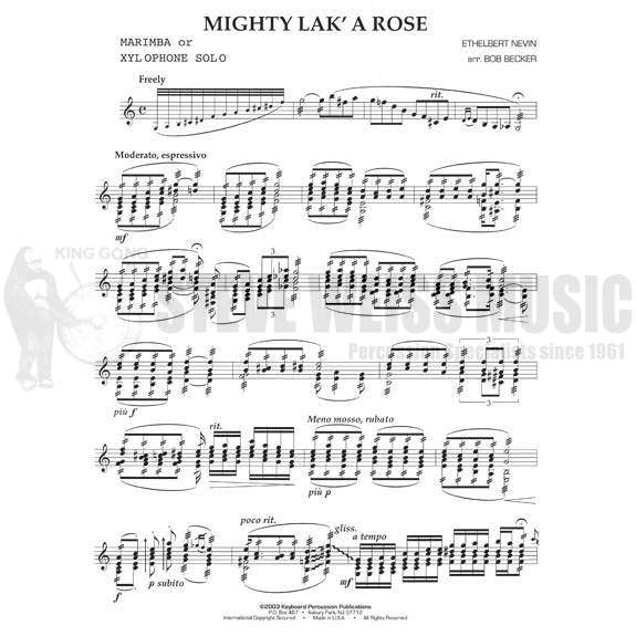 Nevin-Mighty Lak' a Rose-Becker-M(X)