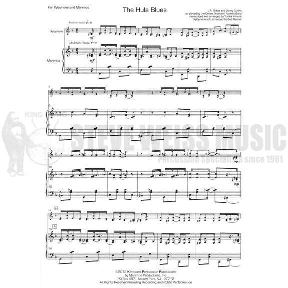 Noble/Cunha-Hula Blues arr. Becker/Kimura (SP)-X/M