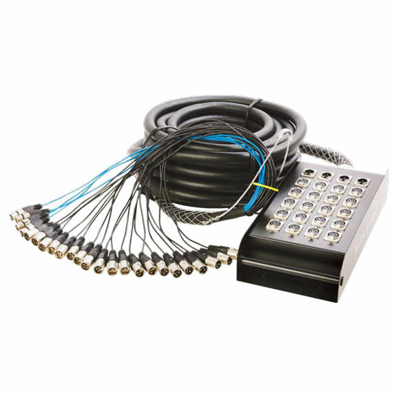 On Stage In Line Audio Series 20x4 Stage Snake - 50ft