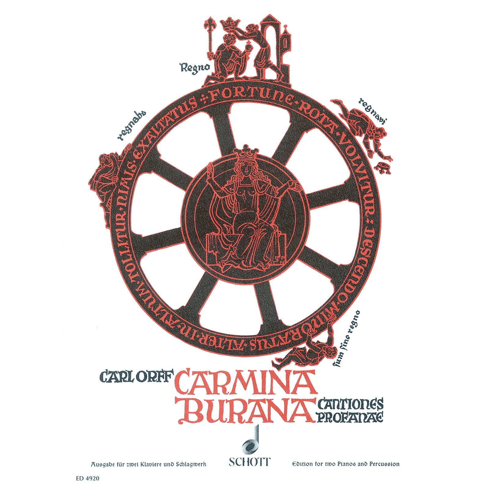 Orff-Carmina Burana (2 piano version score)