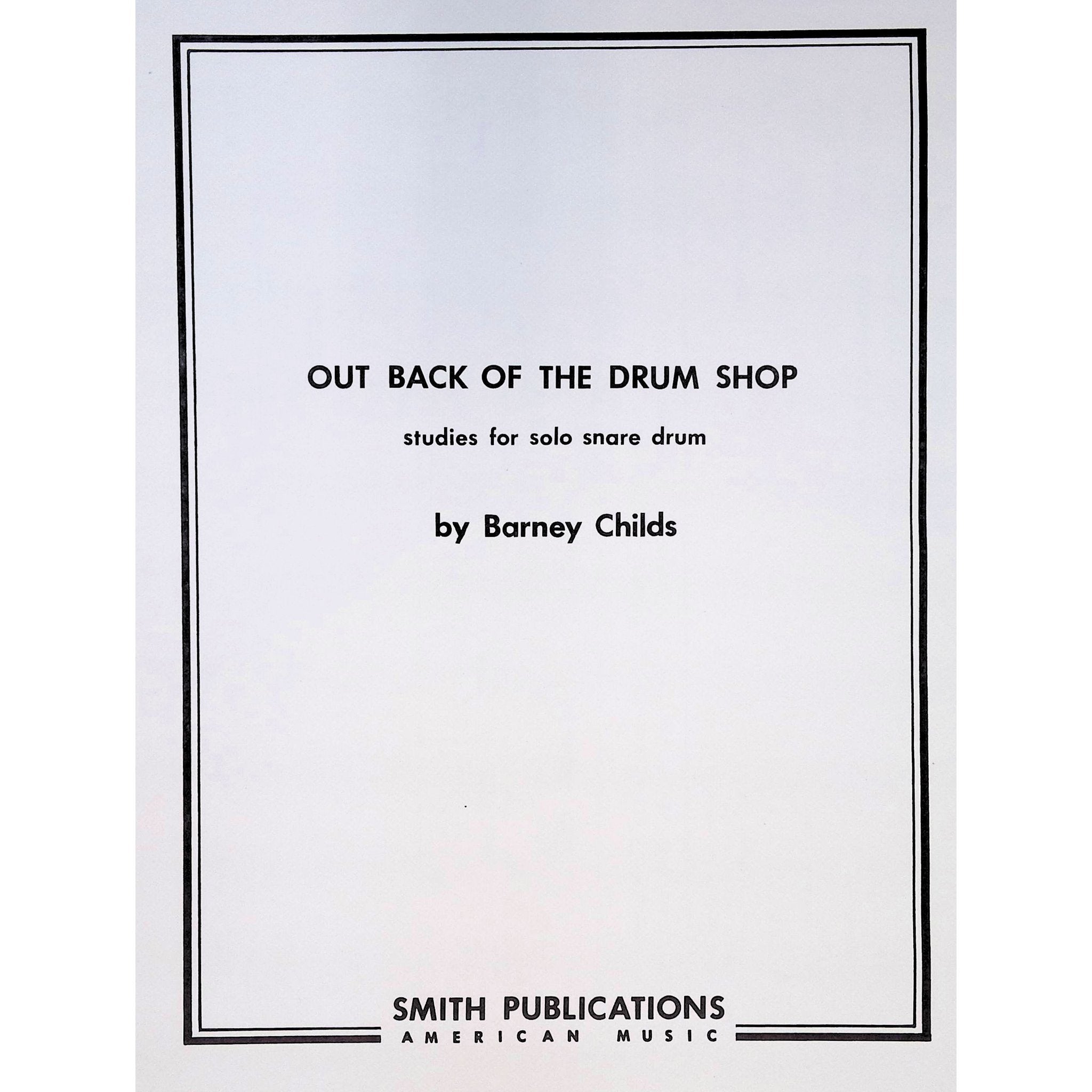 Out Back of the Drum Shop B Barney Childs